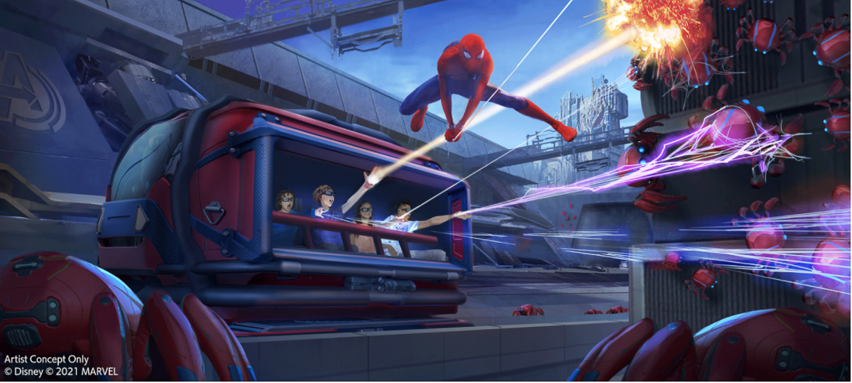 Web Slingers: A Spider-Man Adventure Ride Details | Opening + More